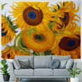 thumbnail image 4 of Creowell  Wall Art Tapestry - Sunflowers,Home Decor for Bedroom, Living Room, Apartment, Dorm 40x30inch, 4 of 6
