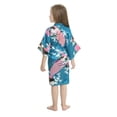 thumbnail image 5 of Lake Blue Mommy and Me Robes, Floral, Satin Feel, 5 of 9