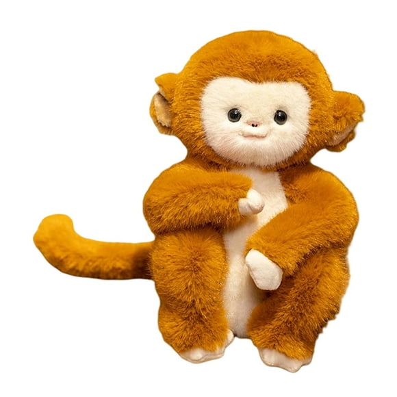 Muñeco de mono, cojín suave de animal, sofá, lindo juguete de cosplay, juguete de simulación de peluche 31 centímetros