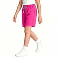 thumbnail image 2 of Rvasteizo Boys Girls Solid Elastic Waist Sweat Shorts Toddler Sports Shorts for 2-18 Years, 2 of 5