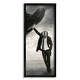 thumbnail image 2 of Stupell Industries Monochrome Suit Tie Photography Cloudy Sky Hand Shoe Framed Wall Art, 13 x 30, Design by Tommy Ingberg, 2 of 5