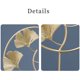 thumbnail image 4 of Adornos de Ginkgo Biloba dorado Hojas Manualidades Porche Muebles de oficina, 4 of 5