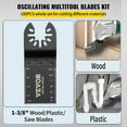 thumbnail image 4 of 100PCS Oscillating Saw Blades Quick Release Multitool Blades Kit HCS Tool Blades for Wood Plastic Compatible with Dewalt Dremel Fein Worx Bosch Makita Milwaukee, 4 of 6