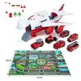 thumbnail image 2 of Car Toys Set with Transport Cargo Airplane Educational Vehicle Construction Car Set for Kids Toddler Boys Child Gift for 3 4 5 6 Years Old  6 Cars and Large Plane 11 Road Signs, 2 of 7
