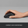 thumbnail image 4 of Logitech Silent Wireless Ambidextrous Mouse with USB Receiver Black, 4 of 8