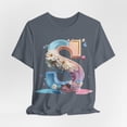 thumbnail image 5 of Letter S Graphic Unisex Tee With Vintage Artwork Short Sleeve Comfort, 5 of 16