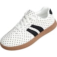 thumbnail image 3 of Women Classic Retro Gum Sole Fashion Sneakers Casual Tennis Skate Shoe Genuine Leather Walking Footwear Anti Slip Trainers, 3 of 8