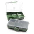 thumbnail image 3 of Buckle Closure Clear Cover Lightweight Fishing Tackle Box 1-8 Compartments Fishing Lure Box Fishing Supplies, 3 of 7