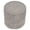 Gray, variant on Aria Home Round Upholstered Tufted Storage Ottoman Cozy Fabric No Legs Stool, 15", Brown