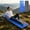 Blue, variant on MYUNNIL Folding Foam Camping Pad, 1 Piece Closed Cell Waterproof Egg Crate Sleeping Mattress, Lightweight Insulation Comfort Portable Sleeping Mat for Hiking Camping and Backpacking, Black
