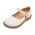 thumbnail image 3 of Miaoju Girls Dress Shoes-Mary Jane Shoes for Girls Low Heel Princess Hook and Loop Dress Shoes Party Wedding Flats for Little/Big Kids, 3 of 7