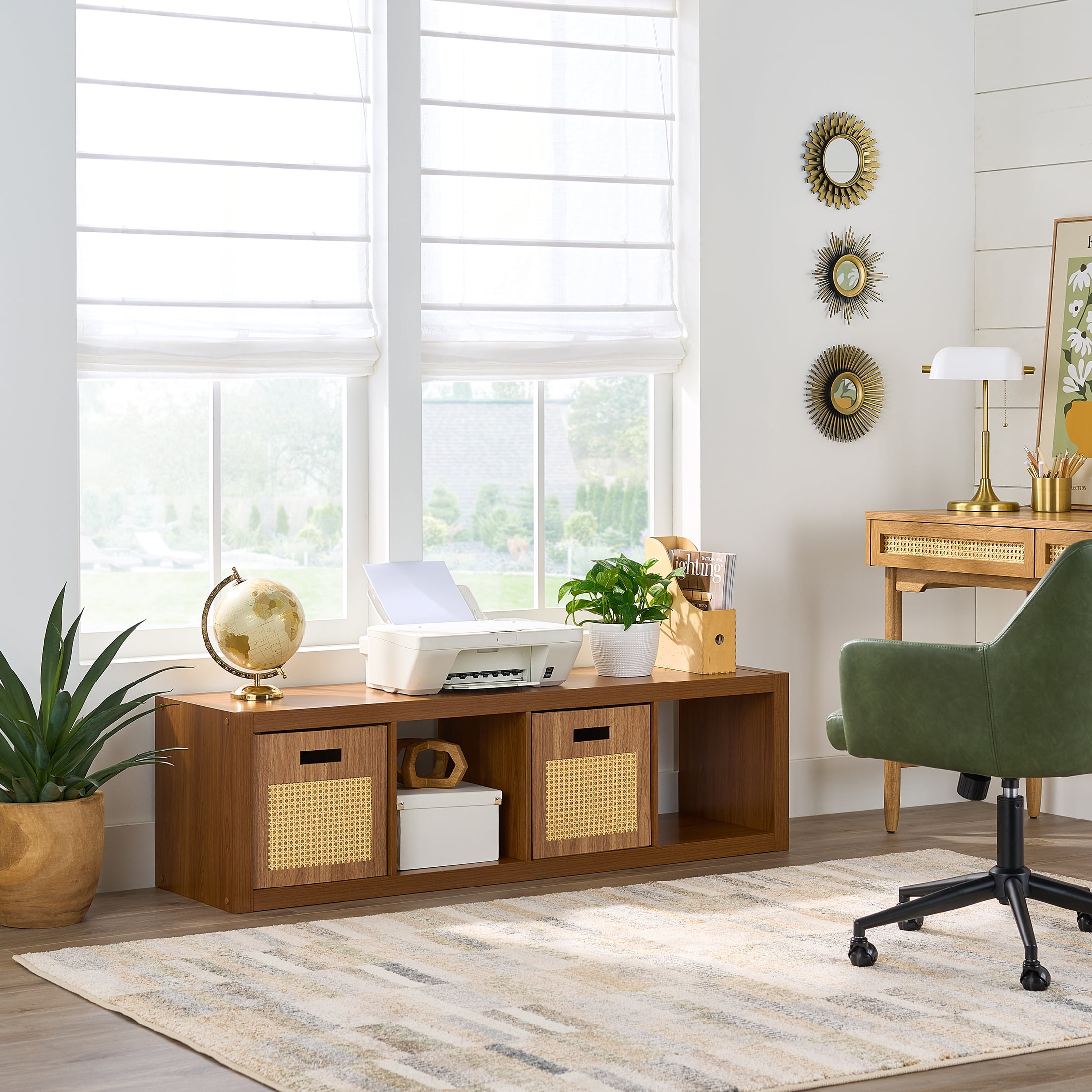 Better Homes & Gardens 4 Cube Vertical Storage Organizer, Acorn