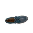 thumbnail image 3 of SOFT WALK Womens Blue Cushioned Willis Round Toe Wedge Lace-Up Leather Oxford Shoes 6.5 M, 3 of 4