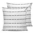 thumbnail image 7 of Outdoor Throw Pillow Cover Boho Black Geometric Dots on White Waterproof Cushion Covers 2 Pack Modern Simplistic Style Pillow Cases Home Decoration for Patio Garden Couch Sofa, 7 of 7