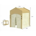 thumbnail image 6 of Ash - Wood Adjustable Learning Tent with Desk and Chair, 6 of 11