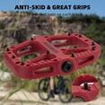 thumbnail image 7 of ROCKBROS Bicycle Nylon Pedals Non-Slip Platform Bicycle Pedals, 9/16" Dust Cap/Seal Ring Pedals for Mountain Bike MTB/Road Bike, 7 of 7