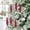 Red, variant on 6PCS Christmas Alien Electroplating Christmas Balls, Wenini 16cm Hanging Christmas Tree Decoration Pendant Set, Festive Holiday Ornaments for Tree Wreath Gift Decor, Green