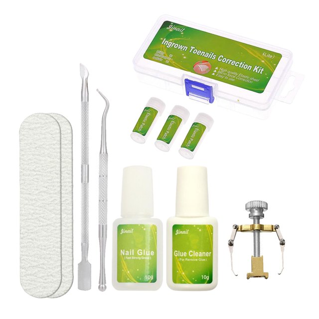 Kit de Herramientas para Uñas Encarnadas Pedicura atención Pies Limpiador de para Uñas Encarnadas