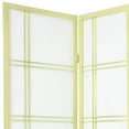thumbnail image 3 of Oriental Furniture Five Panel Double Cross Shoji Screen in Ivory, 3 of 3