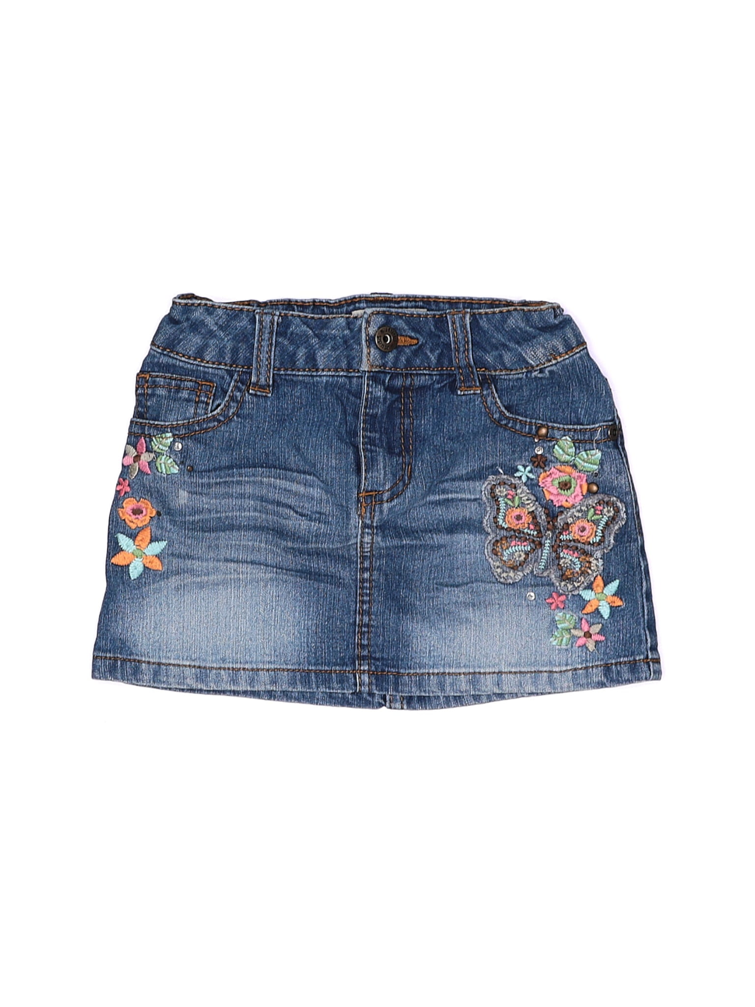 mudd jean skirt