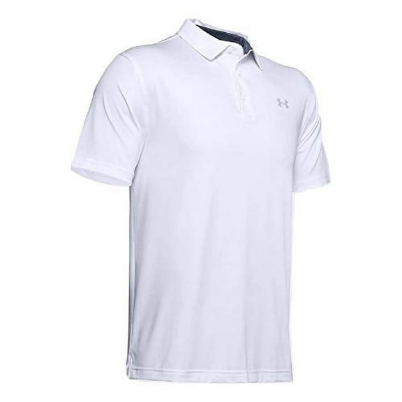 Under Armour Men's UA White Playoff Feeder Heather Polo