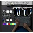 thumbnail image 3 of Keyboard Case for iPad Air 11 inch (M3 2025 /M2 2024) & iPad Pro 11 inch (4th/3rd/2nd/1st), Magic Keyboard Case for 10.9” iPad Air 4th/5th Gen，Multi-Touch Trackpad 7 Colors Backlight (White), 3 of 9
