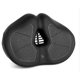 thumbnail image 1 of Bike Seat Cushion For Men Women Short Tip Wide Foam Padded Breathable Comfortable Shock Absorbing Soft Bicycle Saddle For Exercise Mountain Road Bikes, 1 of 3