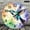 12x12in, variant on Patifu Hummingbird Rainbow Print Wall Clock Silent Sweep Movement 5mm Thick Wood Decor 10x10in