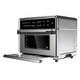 thumbnail image 2 of Horno de encimera Megachef 10 en 1 electrónico multifunción con tecnología de aire caliente de 360 ​​grados, cromado plateado, capacidad de 25 litros, 2 of 5