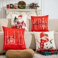 thumbnail image 5 of Fall Decor-Throw Pillow Covers 18x18in Set of 4,Pumpkin Linen Pillow Case for Thanksgiving Couch Autumn Holiday Home Outdoor Burnt Orange White Decorations, 5 of 6