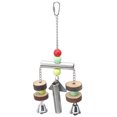 thumbnail image 1 of Bird Toy, Bird Perch, Resistance Bird Standing Frame For Bird Toy Chewing Toy Bird Standing Frame Bell, 1 of 8