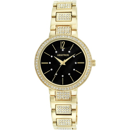 Armitron Women's Dress Bracelet Round Watch, Gold