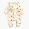 thumbnail image 4 of Aayomet Baby Bodysuit Sets Baby Winter Romper Baby Bodysuits, Baby Flexy Bodysuits, Long Sleeve,Beige 2-3 Years, 4 of 5