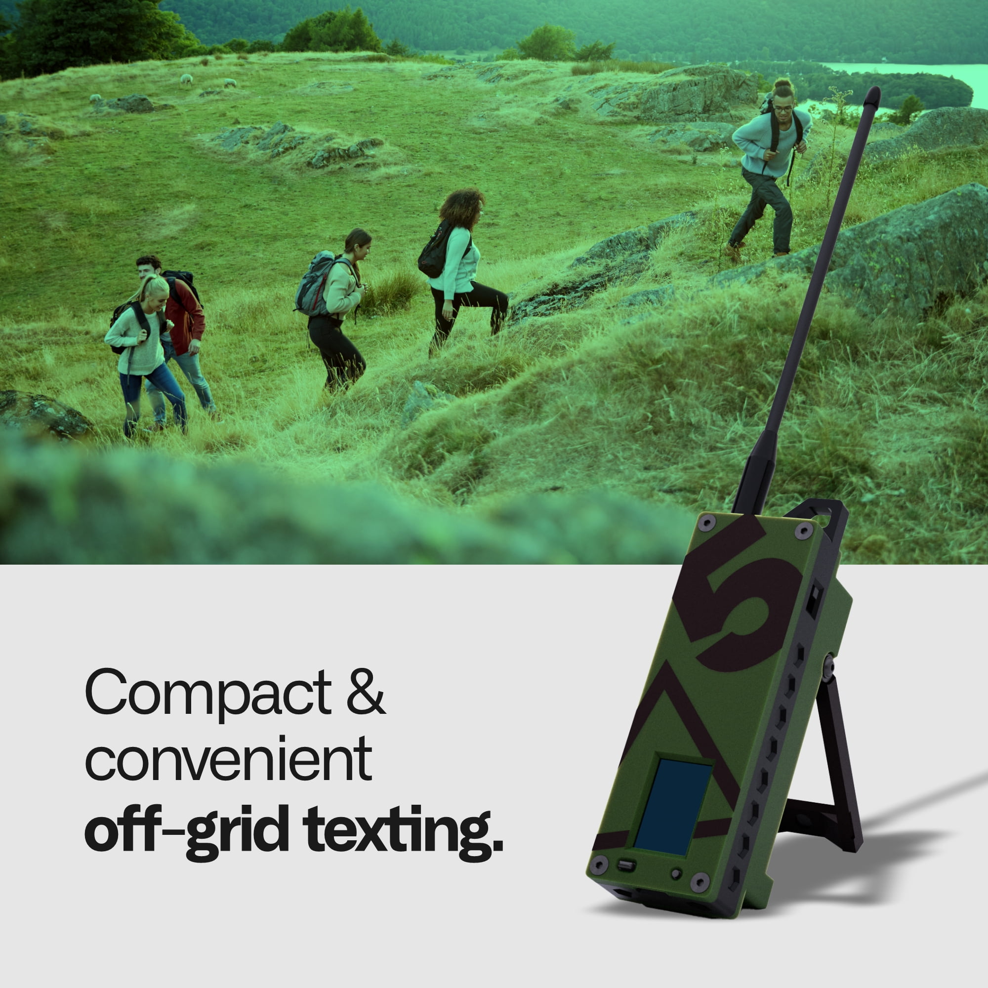 Spec5 Trekker Delta LoRa GPS Communicator, ATAK & Meshtastic Enabled, No Cell Service Needed, Off-Grid Radio for Emergency, Hiking & Survival