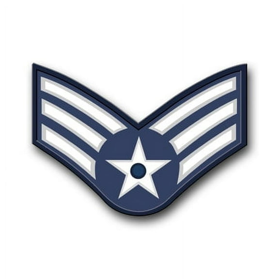 3.8 Inch Air Force Senior Airman Vinyl Transfer Decal
