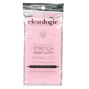 Clean Logic Stretch Bath & Shower Cloth, Colors May Vary 1 Ea