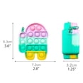 thumbnail image 3 of Push Bubble Coin Purse Rainbow Sensory Toy Llavero Colgante Monedero Silicona Stress Reliever Juguete Para Regalo Inevent AP006308-02, 3 of 6