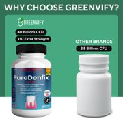 PureDentix Max Probiotic Supplement – 40 billion CFU, Extra Strength Formula for |Teeth Gums & Digestive Health | 180 Capsules