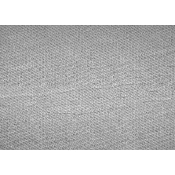 Ahgly Company Machine Washable Indoor Rectangle Transitional Silver Gray Area Rugs, 6' x 9'