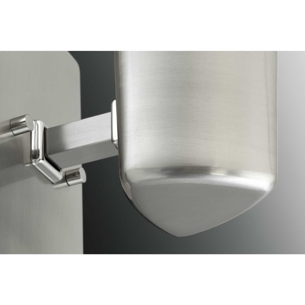 Zura Collection Two-Light Polished Chrome Etched Opal Glass Modern Bath Vanity Light