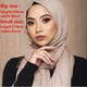thumbnail image 4 of Preste atención a la selección de tamaño Chal largo de algodón con arrugas lisas para mujer, chal hijab arrugado, bufanda hijab musulmana para la cabeza, venta al por mayor, 4 of 5