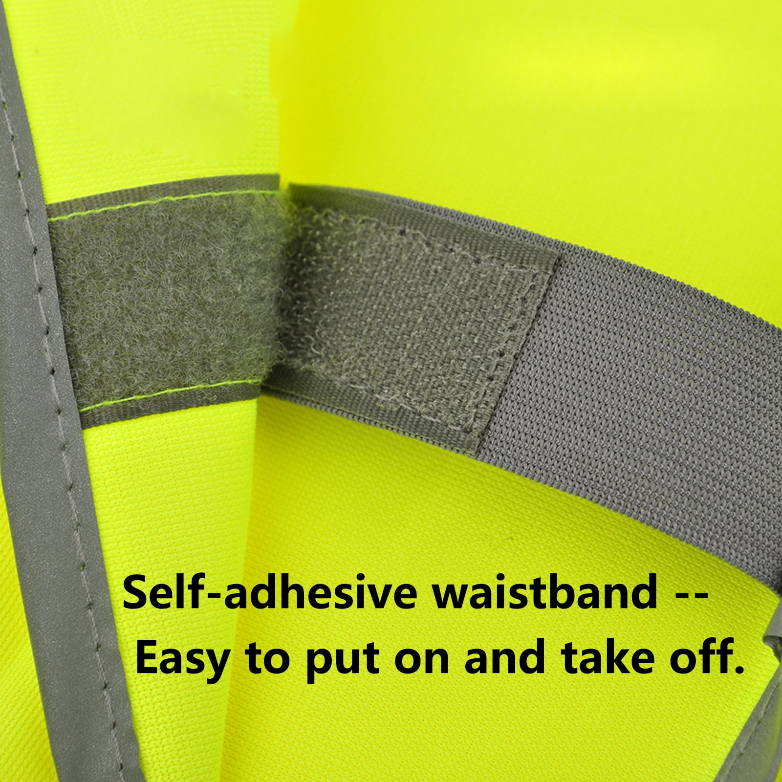 Toptie 12 Packs Reflective Vest Safety High Visibility Vest Reflector Vests for Kid Children Adult-Yellow-S