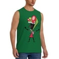 thumbnail image 2 of Invader Zim Men's Tank Top Lightweight Summer Sleeveless Tee Shirt Muscle Tank Tops Workout T-Shirts Casual Athletic Undershirts, 2 of 7