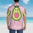 thumbnail image 6 of Haiem Cute Avocado Printed Hawaiian Shirt for Men - Men’s Casual Beach Summer Shirts - Stretch Fabric with Modern Fit-3X-Large, 6 of 9