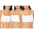 thumbnail image 3 of Fruit of the Loom Women's Spaghetti Strap Cotton Sports Bra, 3-Pack, Style-9036, 3 of 4