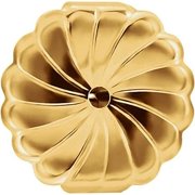 DUHAAS 14K Yellow Gold Filled Jumbo Extra Large 9.4mm Friction Butterfly Push Back for Stud Earring Post (1 Pair)