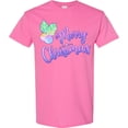 thumbnail image 3 of Inktastic Merry Christmas in Pastel Colors T-Shirt, 3 of 5