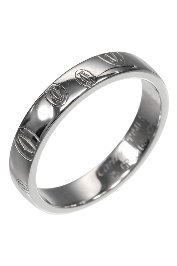 Pre-Owned Cartier Happy Birthday Ring, Size 16.5, Platinum 950, Approx. 7.1g