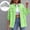 Mint Green women hooded blazer jacket a1, variant on Women Fall Winter Casual Loose Blazer Jackets Hooded Button Down Open Front Denim Solid Basic Outwear Tops Trendy Streetwear, Yellow 2XL