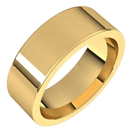 14K Yellow 7 mm Flat Comfort Fit Band Size 9 FIR9:223450:P